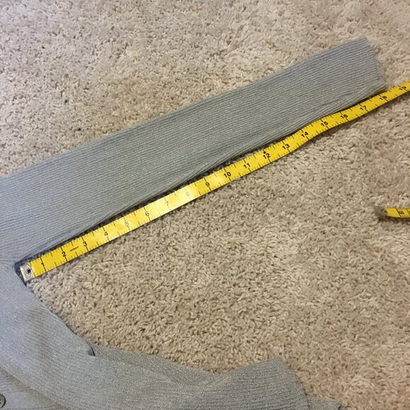 Vintage USA Made Anne Klein Silvery Button Down Cardigan + Camisole Set - Picture 16 of 16